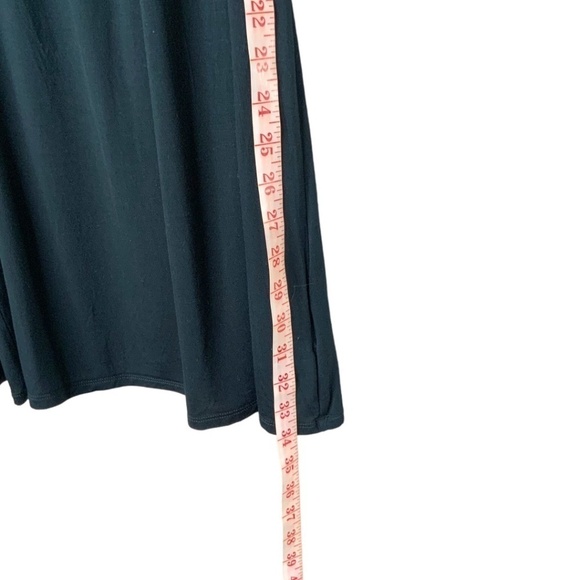 La LINGERIE Modal / Spandex Blend Navy Blue Nightgown Satin Trim & Bow US Sz M - Picture 6 of 7